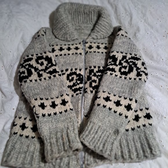 SOLD- Womens Cowichan Sweater (Handcrafted) - Picture 1 of 5